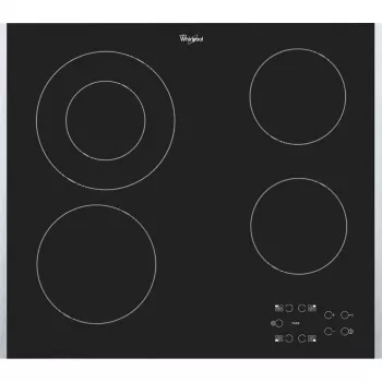 Whirlpool AKT 8130 BA melna iebūvējama keramiskā plīts virsma 4 zonu(s)