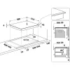 Whirlpool AKT 8130 BA melna iebūvējama keramiskā plīts virsma 4 zonu(s)