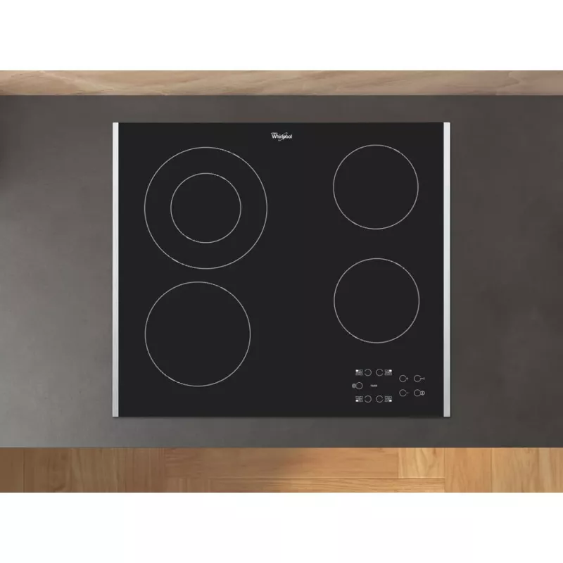 Whirlpool AKT 8130 BA melna iebūvējama keramiskā plīts virsma 4 zonu(s)