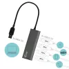 USB Hub i-tec Metal Superspeed USB 3.0 4-Port Hub 5000 Mbit/s Grey