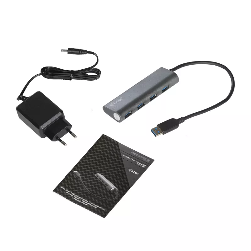USB Hub i-tec Metal Superspeed USB 3.0 4-Port Hub 5000 Mbit/s Grey