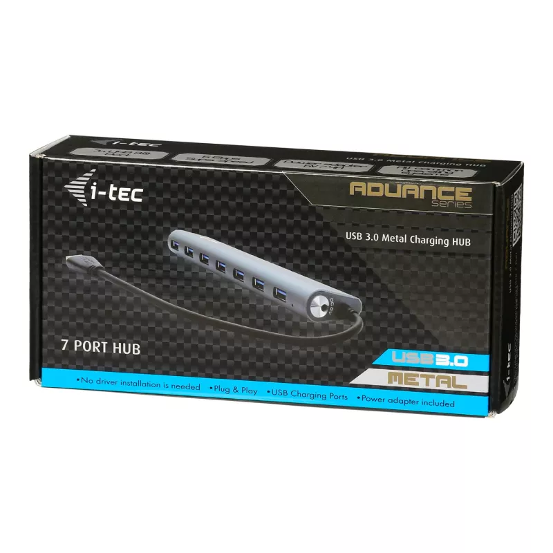 i-tec Metal Superspeed USB 3.0 7 portu centrmezgls
