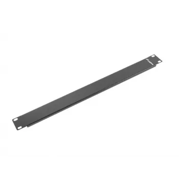 Tukšais panelis LANBERG AK-1401-B, 1U 19 collu (482,6×44,5×8 mm), melns