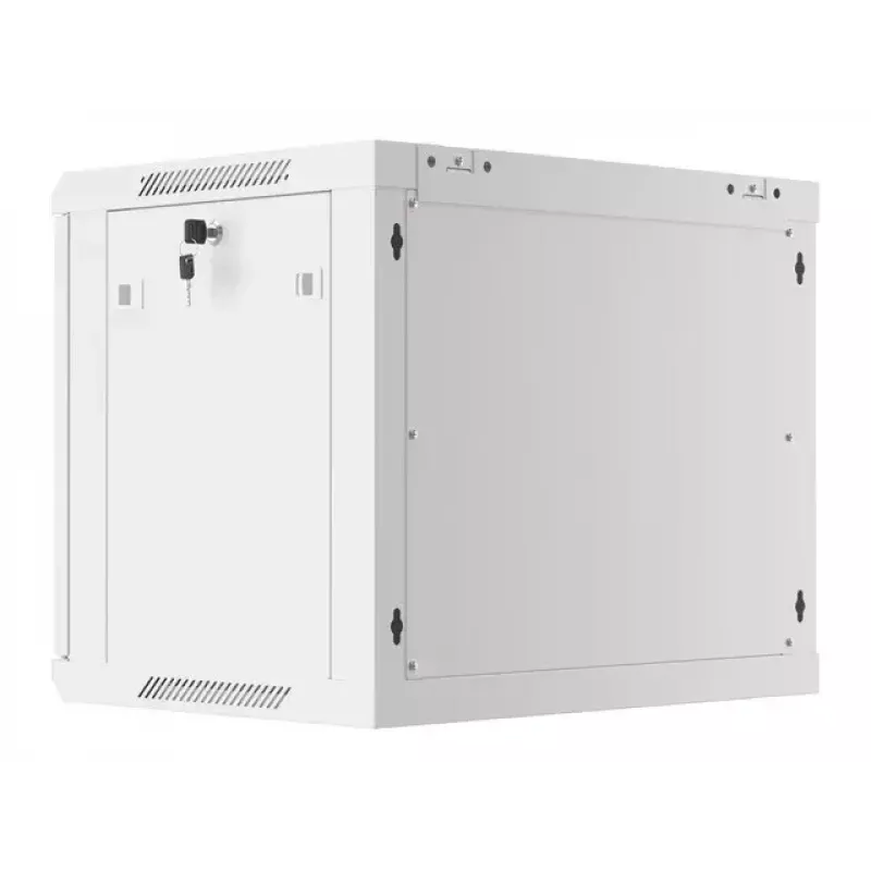 Pie sienas stiprināms statīvs LANBERG WF01-6409-10S, 9U, 19 collas, 600×450 mm, 60 kg ietilpība, pelēks