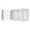 Pie sienas stiprināms statīvs LANBERG WF01-6409-10S, 9U, 19 collas, 600×450 mm, 60 kg ietilpība, pelēks