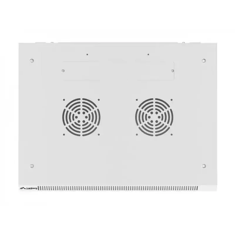 Pie sienas stiprināms statīvs LANBERG WF01-6409-10S, 9U, 19 collas, 600×450 mm, 60 kg ietilpība, pelēks