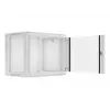 Pie sienas stiprināms statīvs LANBERG WF01-6409-10S, 9U, 19 collas, 600×450 mm, 60 kg ietilpība, pelēks