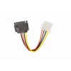 GEMBIRD SATA (vīr.) uz Molex (siev.) barošanas kabelis, 15 cm
