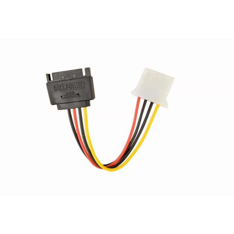 GEMBIRD SATA (vīr.) uz Molex (siev.) barošanas kabelis, 15 cm