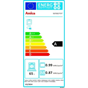 Brīvi stāvoša plīts Amica 57GE3.43HZpTaDNAQ(W)