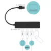 USB centrmezgls i-tec Advance USB 3.0 plāns Passive HUB 4 Port