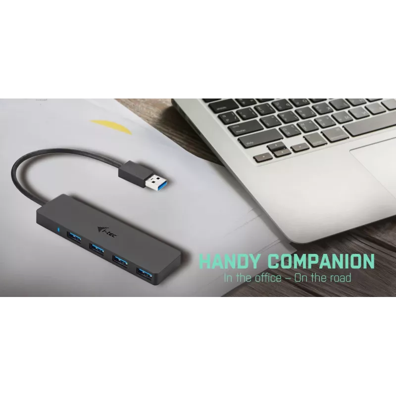USB centrmezgls i-tec Advance USB 3.0 plāns Passive HUB 4 Port