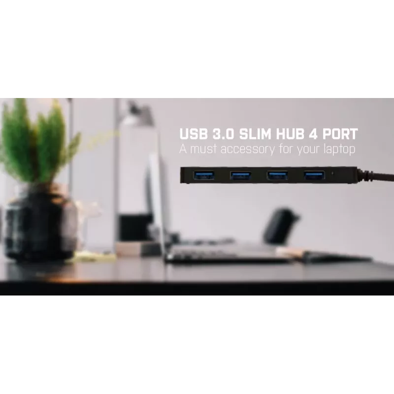 USB centrmezgls i-tec Advance USB 3.0 plāns Passive HUB 4 Port