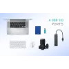 USB centrmezgls i-tec Advance USB 3.0 plāns Passive HUB 4 Port