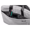 Messenger soma NATEC Mustela portatīvajiem datoriem līdz 39,6 cm (15,6 collām), poliesters, pelēka, priekšējā kabata, plecu siksna