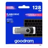 GOODRAM UTS3 USB zibatmiņa, 128 GB, USB Type-A 3.2 Gen 1, melna, 60 MB/s lasīšana, 20 MB/s rakstīšana