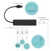 i-tec Advance USB 3.0 plāns HUB 3 portu Gigabit Ethernet adapteris, melns