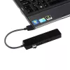i-tec Advance USB 3.0 plāns HUB 3 portu Gigabit Ethernet adapteris, melns