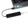 i-tec Advance USB 3.0 plāns HUB 3 portu Gigabit Ethernet adapteris, melns