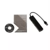 i-tec Advance USB 3.0 plāns HUB 3 portu Gigabit Ethernet adapteris, melns