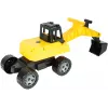 Lena GIGA TRUCKS Ekskavators, Ekskavators, 3 g., Plastmasa, Melns, Dzeltens