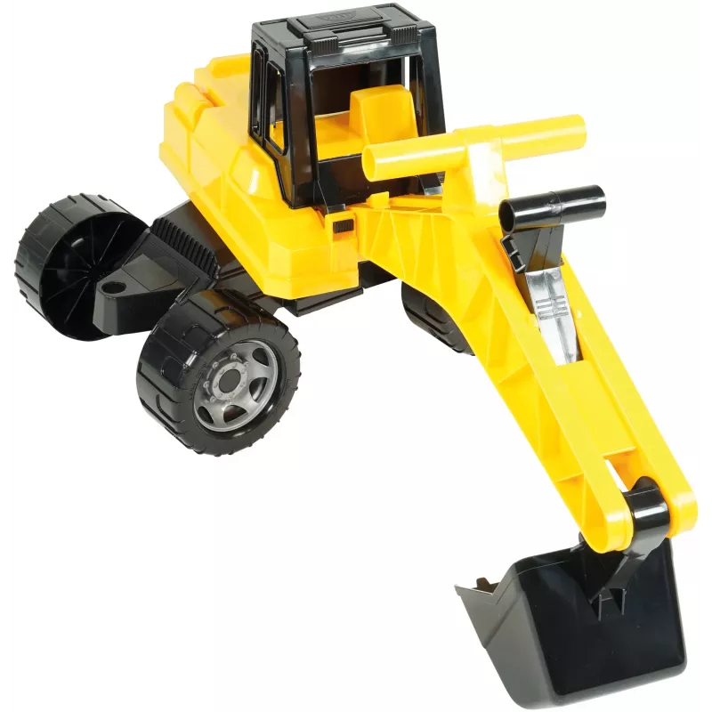 Lena GIGA TRUCKS Ekskavators, Ekskavators, 3 g., Plastmasa, Melns, Dzeltens