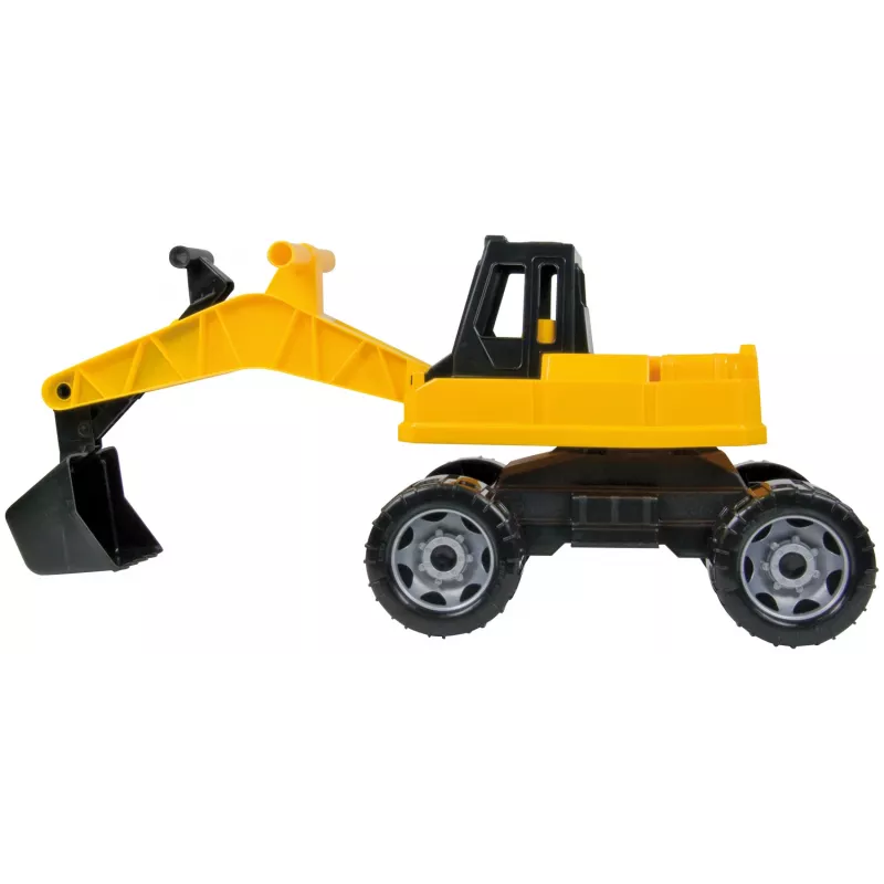 Lena GIGA TRUCKS Ekskavators, Ekskavators, 3 g., Plastmasa, Melns, Dzeltens