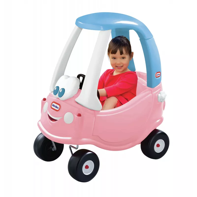 Little Tikes Cozy Coupe Princess, 1.5 gadi, 4 riteņi, Plastmasa, Zila, Rozā, Balta