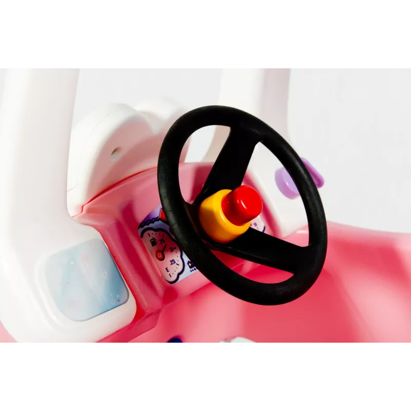 Little Tikes Cozy Coupe Princess, 1.5 gadi, 4 riteņi, Plastmasa, Zila, Rozā, Balta