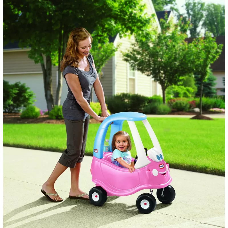 Little Tikes Cozy Coupe Princess, 1.5 gadi, 4 riteņi, Plastmasa, Zila, Rozā, Balta