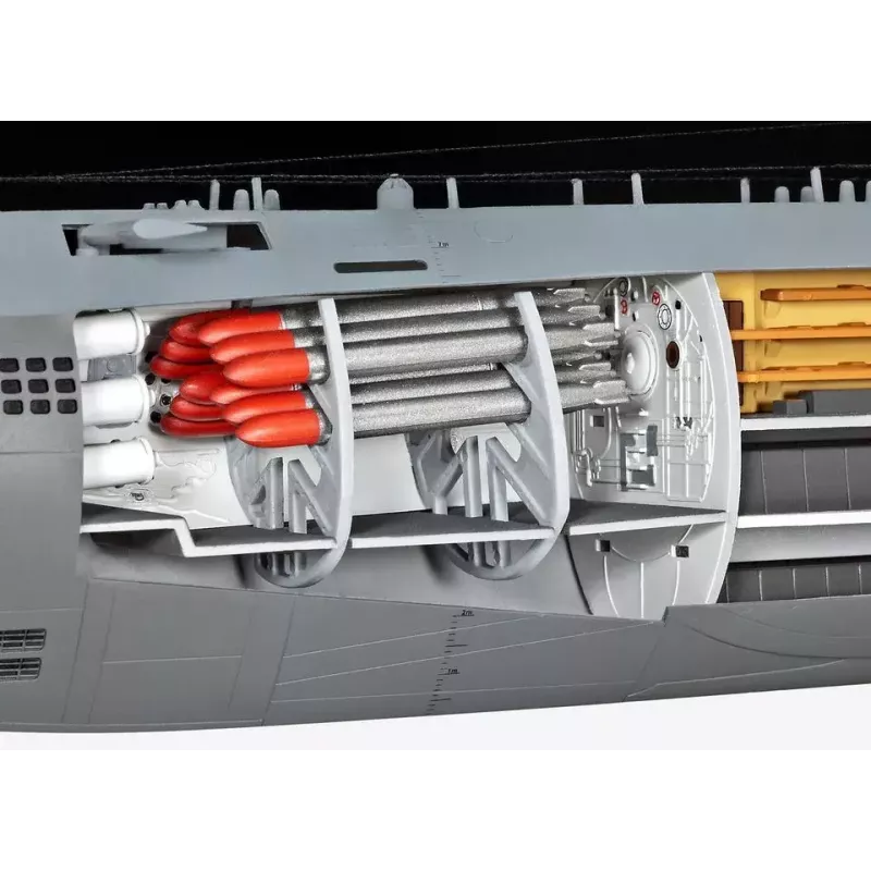 Zemūdenes modelis Revell U-Boot Typ XXI U 2540 & Interieur