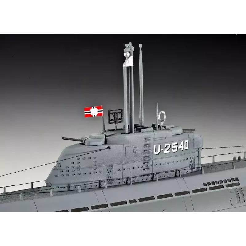 Zemūdenes modelis Revell U-Boot Typ XXI U 2540 & Interieur