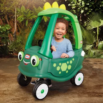 Little Tikes Cozy Coupe Dino, 1.5 gadi, 4 riteņi, Plastmasa, Melns, Zaļš