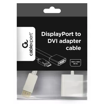 GEMBIRD DisplayPort–HDMI adaptera kabelis – balts