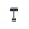 DIGITUS HDMI uz VGA pārveidotāja adapteris A tips - VGA (D-Sub) savienotājs, 3,5 mm audio ligzda, melns