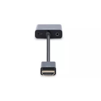 DIGITUS HDMI uz VGA pārveidotāja adapteris A tips - VGA (D-Sub) savienotājs, 3,5 mm audio ligzda, melns