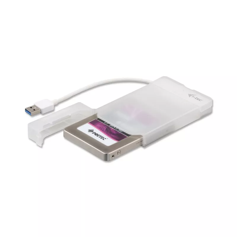 HDD/SSD korpuss i-tec MySafe USB 3.0 Easy 2,5 collu ārējais korpuss – balts