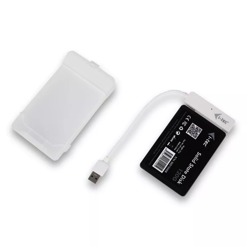 HDD/SSD korpuss i-tec MySafe USB 3.0 Easy 2,5 collu ārējais korpuss – balts