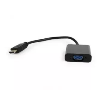 GEMBIRD HDMI uz VGA pārveidotāja kabelis, viena pieslēgvieta, melns