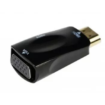 Gembird A-HDMI-VGA-02 kabeļa dzimuma mainītājs VGA D-Sub melns