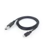 GEMBIRD USB uz Apple Lightning sinhronizācijas un uzlādes kabelis, 2m - melns