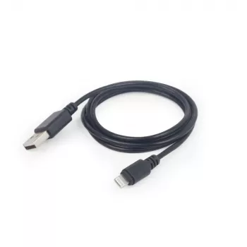 GEMBIRD USB uz Apple Lightning sinhronizācijas un uzlādes kabelis, 2m - melns
