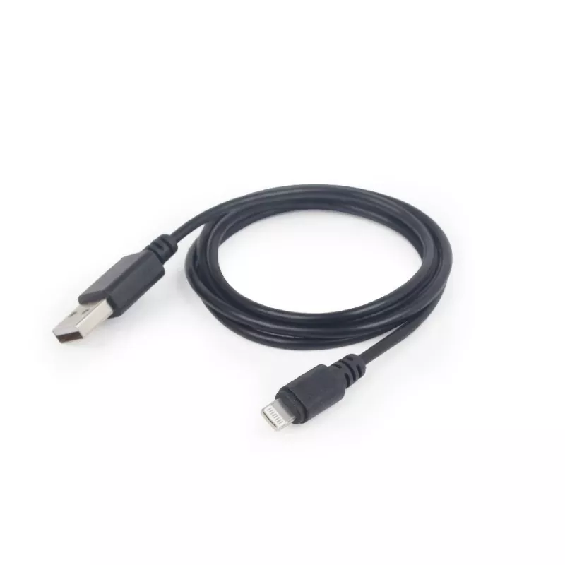 GEMBIRD USB uz Apple Lightning sinhronizācijas un uzlādes kabelis, 2m - melns
