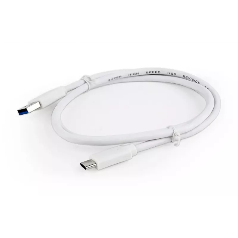 GEMBIRD USB 3.0 AM uz Type-C kabelis (AM/CM) 1 m - balts