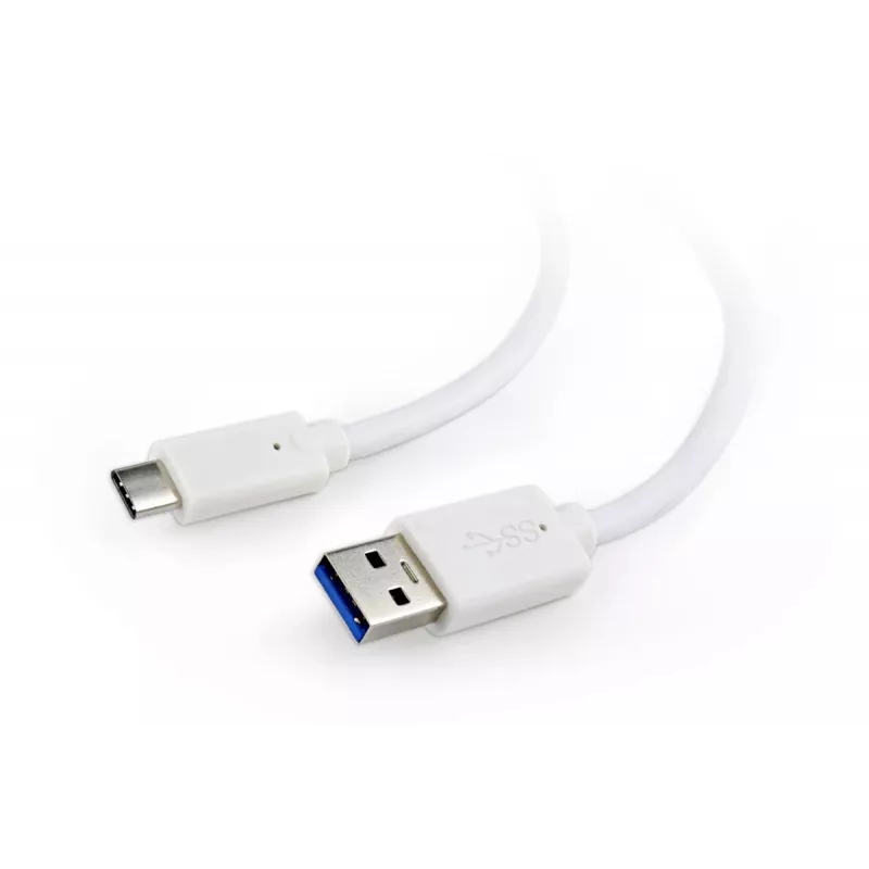 GEMBIRD USB 3.0 AM uz Type-C kabelis (AM/CM) 1 m - balts