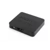 HDMI video sadalītājs GEMBIRD DSP-2PH4-03 — 2x HDMI izejas, līdz 3840×2160, 225 MHz joslas platums, HDCP, 5 V līdzstrāva, melns