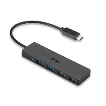 i-tec Advance USB-C plāns Passive HUB 4 Port