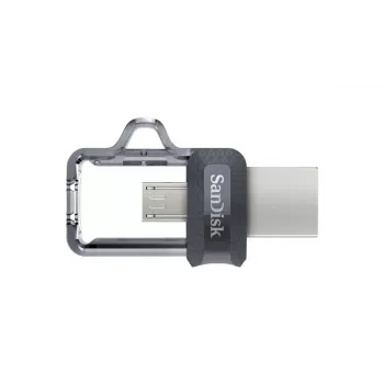 WESTERN DIGITAL SanDisk ULTRA DUAL DRIVE M3.0 - 128 GB USB zibatmiņa - micro-USB / USB 3.0