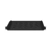 Rack shelf LANBERG AK-1008-B 1U 19 inch depth 315 mm width 482.6 mm height 44.5 mm Melns max load 25 kg