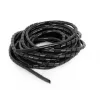 GEMBIRD 12mm spirāles tipa kabeļu aptinums, 10 m - Melns